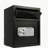 Commercial Drop Slot Safe for Cash Deposits, Digital Password Lock Security Cabinet with Emergency Keys and Anti-Theft Alarm, for Home Office Business Use