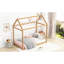 Lit simple couleur de bois