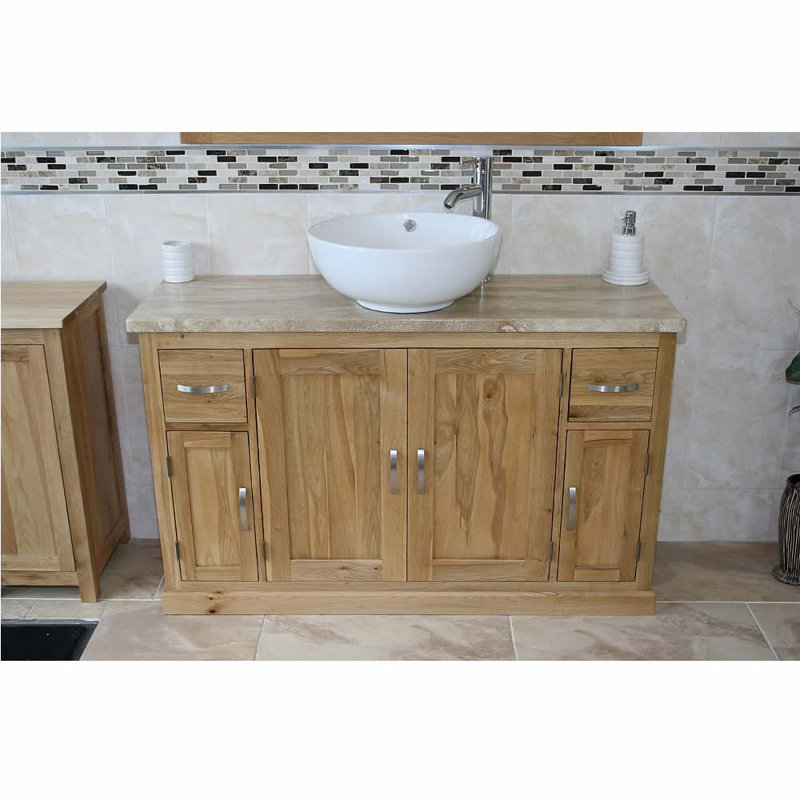 Delisle 1230mm Single Bathroom Vanity with Vessel Ceramic Basin
