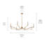 Lustre classique / traditionnel en acier à intensité variable -1400187451-1400187448-1400187455