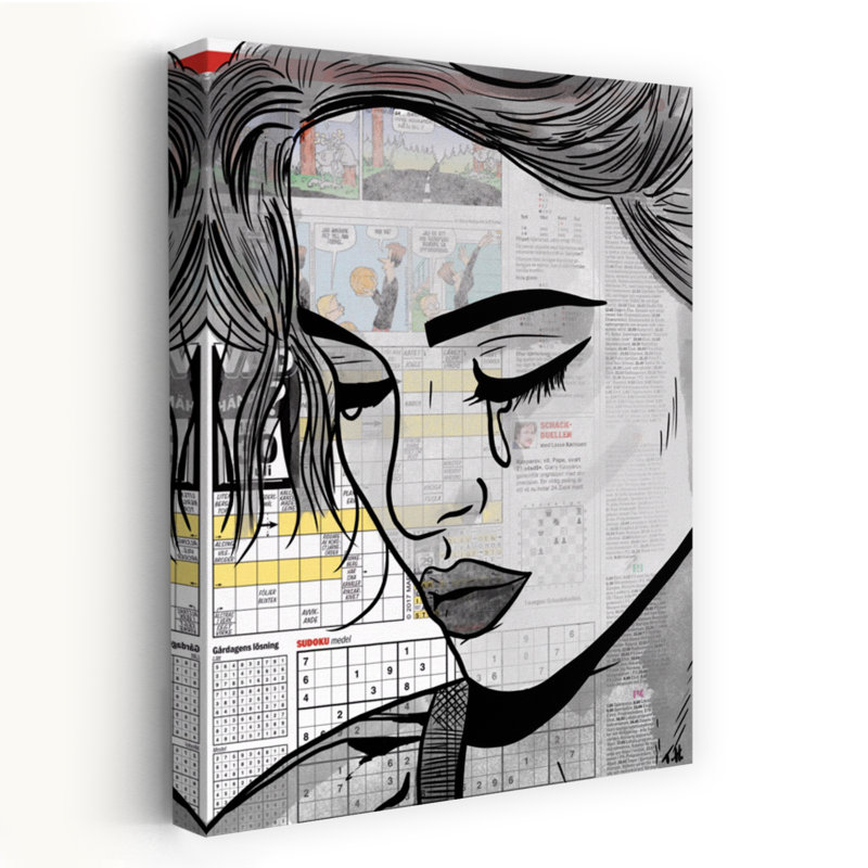 Art contemporain Art contemporain, H 24 po x l 16 po