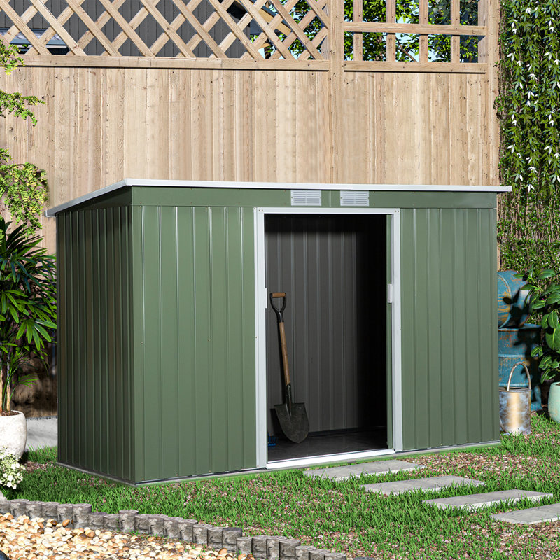 Metal Pent Storage Shed