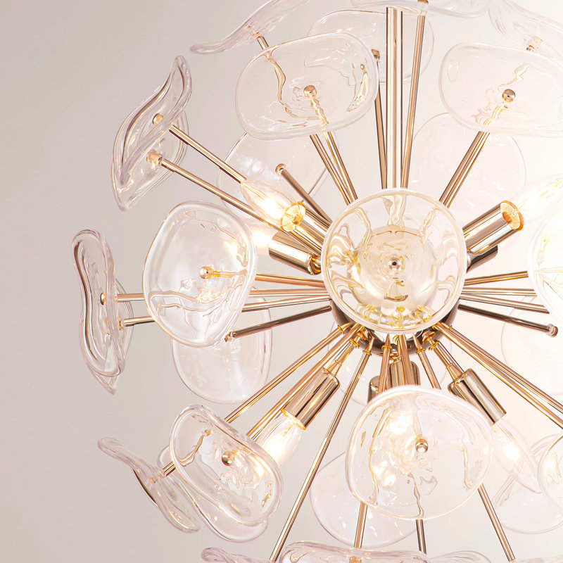 Colstrip 8-Light Iron Dimmable Sputnik Chandelier