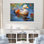 «Duck At The Pond I» - Art mural animal canard
