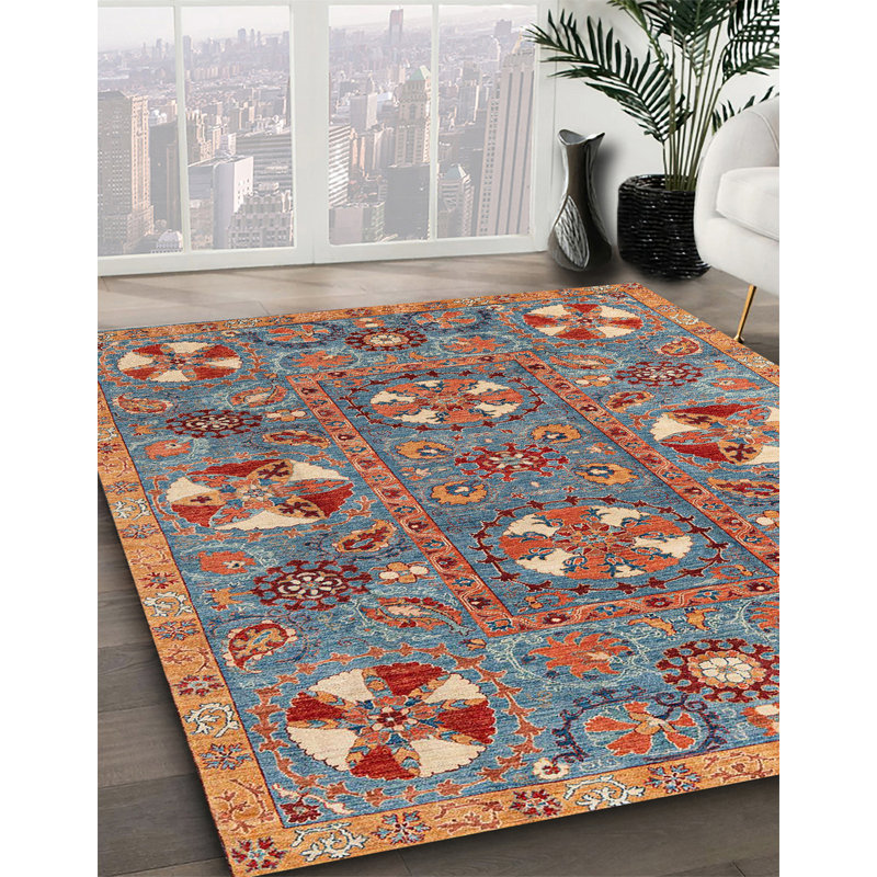Tapis abstrait 4151, Carré 6 pi
