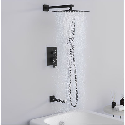 NERO 3 WAY SHOWER COMPLETED KIT