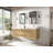 Sonoma Floating Teak 72'' Double Bathroom Vanity with Top-100542280