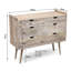 Rousseau Solid Wood 100 cm W Chest of 4 Drawers-1492886814