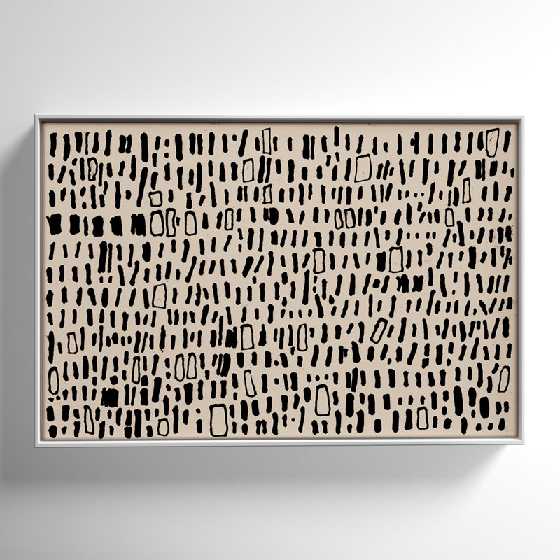 Tribal Code by Filippo Ioco, White, 41.5" H x 61.5" W x 2" D