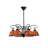 6 - Light Steel Dimmable Chandelier
