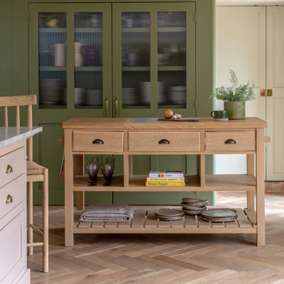 Marble Top Kitchen Island