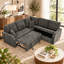 Lavery Upholstered 81.2 " Chenille Sectional-767721909