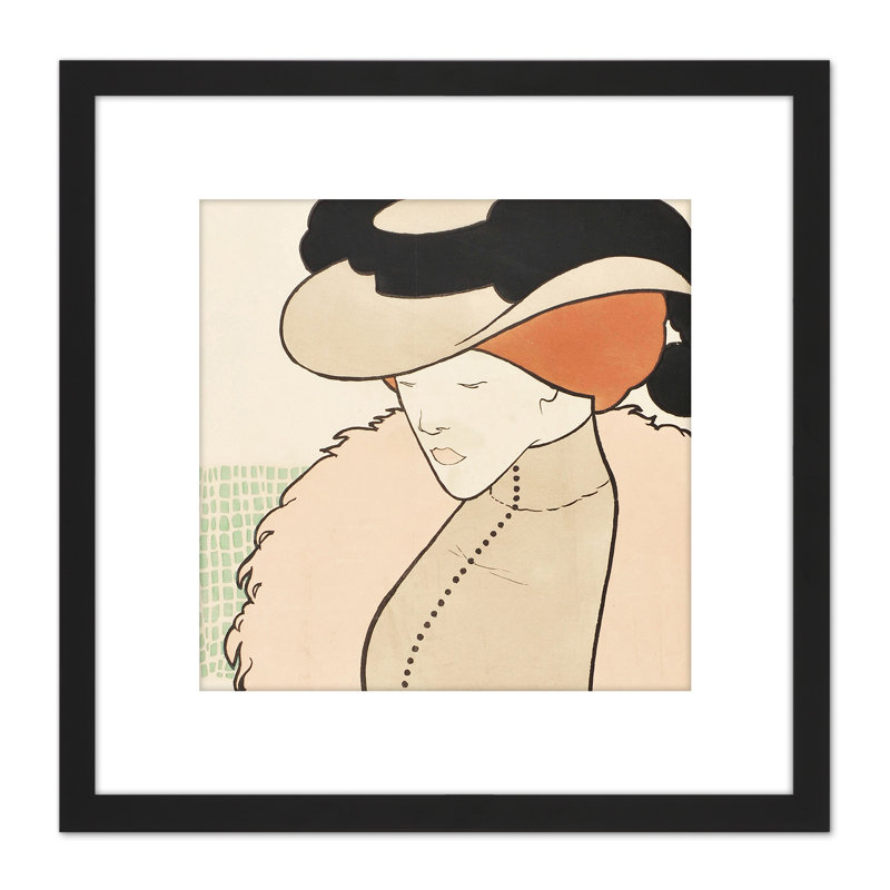 Salon Des Cent 40th Exhibition Advert by Evenepoel - Single Picture Frame Painting