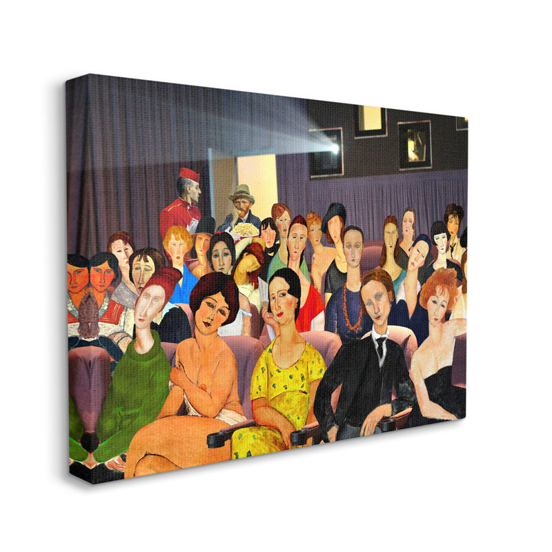 «Vintage Theatre Collage» par Barry Kite Print, H 24 po x l 30 po x P 1,5 po