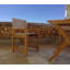 Gaskins 2 - Person Teak Solid Wood Patio Dining Set Square Table