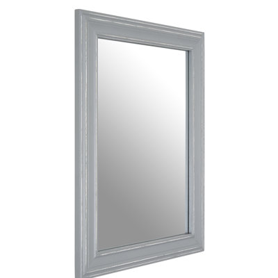 Matthews Solid Wood Flat Wall Mirror