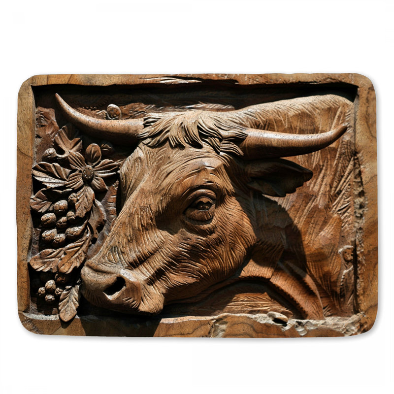 Décoration de salle de bain Bull Bull, L 17 po x L 24 po