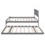 Full Size Platform Bed With Adjustable Trundle-1847356103