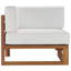 Chaise de patio en teck Upland