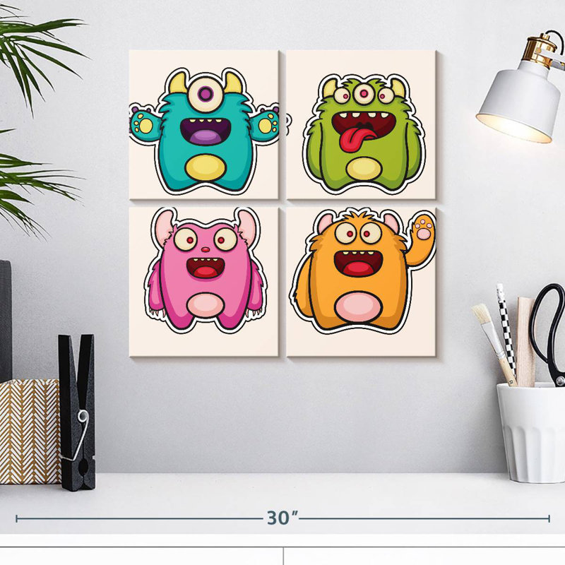 Ashelle Baby Monsters Hello, H 18 po x l 18 po