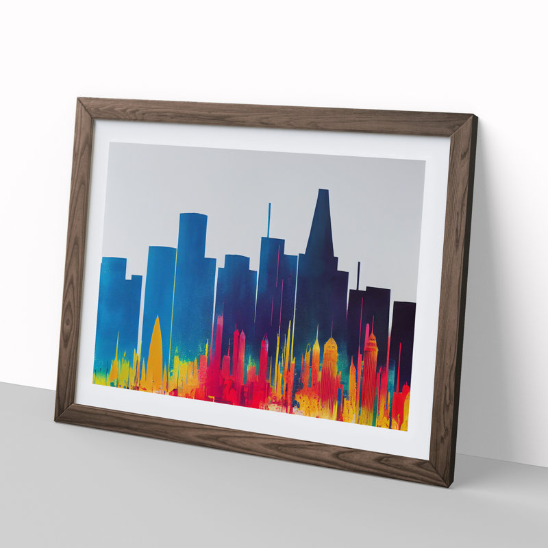 Skyscraper Skyline Vol.4 Abstract - Framed Print