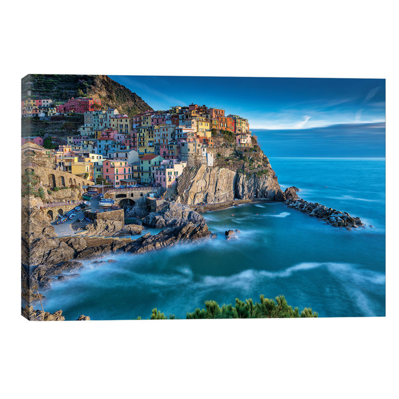 Manarola Italy Memories 1 Piece Wall Art on Canvas, 101.6 cm H x 66.04 cm W x 3.175 cm D