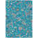 Machine Washable Indoor/Outdoor Chayden ACN1006 Teal Rug