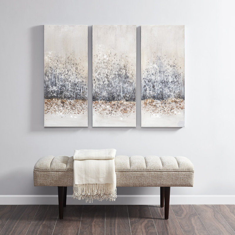 Hand Embellished 3-Piece Wall Art Set