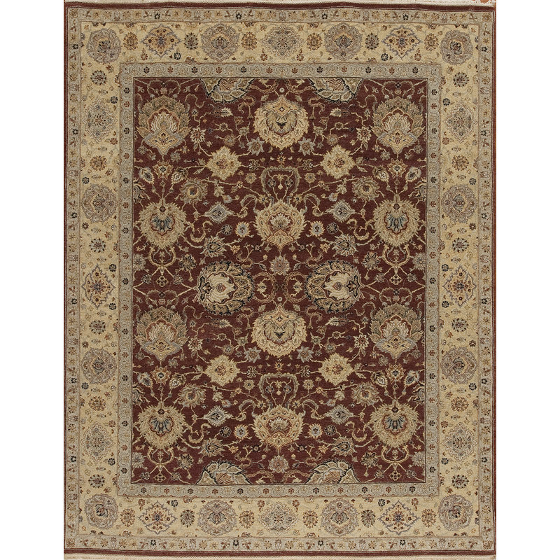 Cote D’Azure Hand Knotted Wool Area Rug, Rectangle 10' x 14'