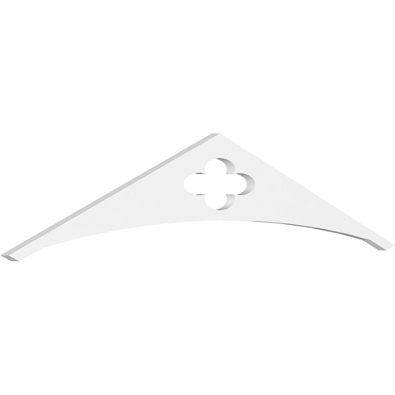 Pignon en PVC Turner, H 10 po x l 48 po x P 1 po, 5 / 12