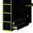 Full Size Wood Gaming Loft Bed With Built-In Desk, 2 Wardrobe, 2 Drawers, RGB LED Light And USB Port, Gamer-Inspired Design-1022256527