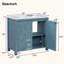 Organisateur de meuble-lavabo avec lavabo Retro-1486648712