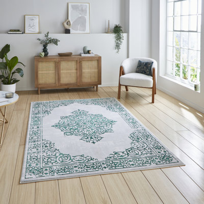 Artemis Artemis area rug Machine Woven Rectangle Green