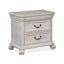 Très grand lit californien avec commode à 2 tiroirs avec miroir et commode