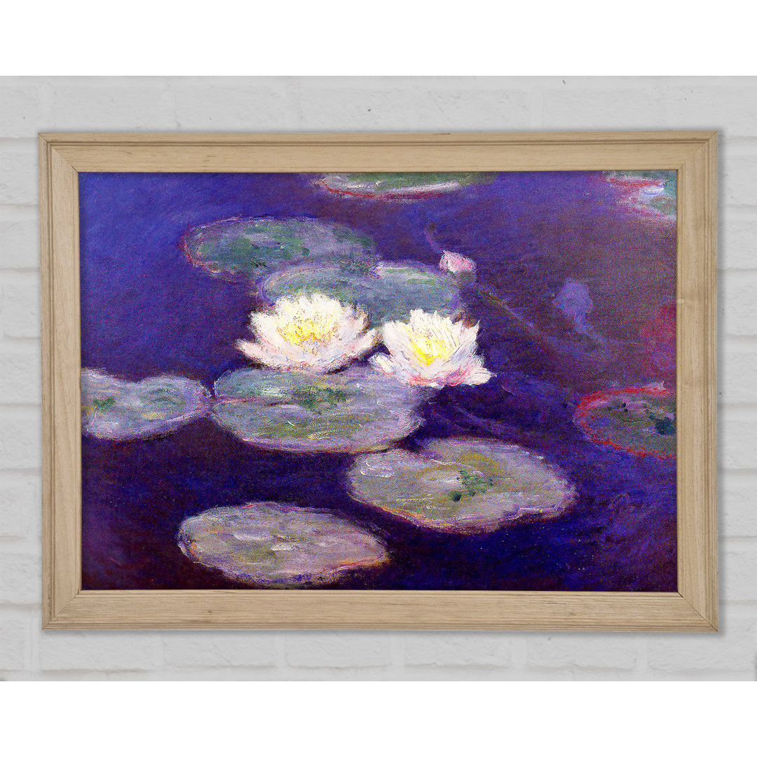 Monet Seerose - Einzelner Bilderrahmen Kunstdrucke