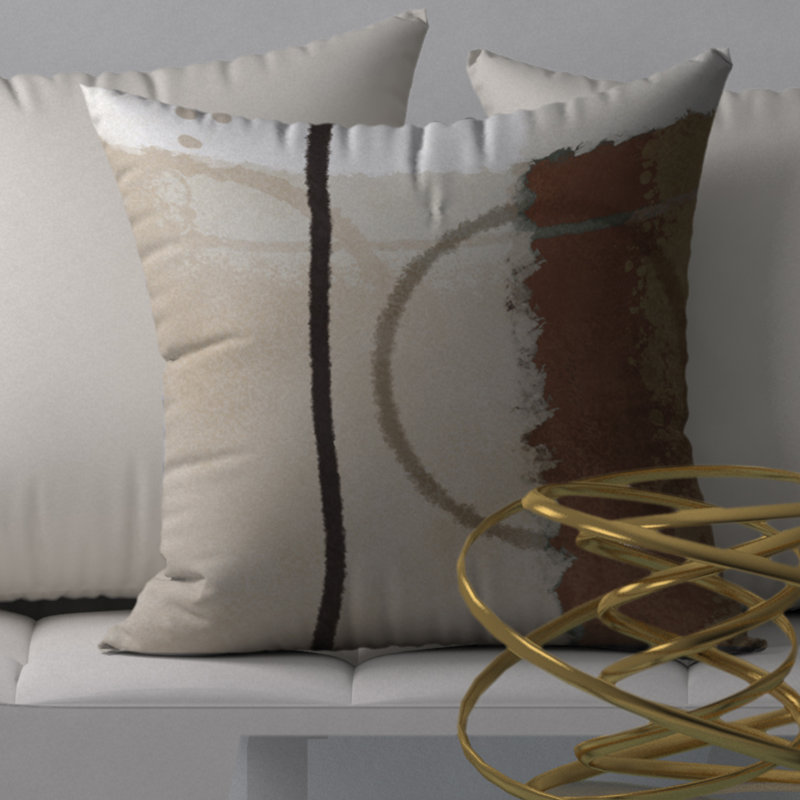 Housse de coussin et insert de coussin carré instant friendly, 24" X 24"