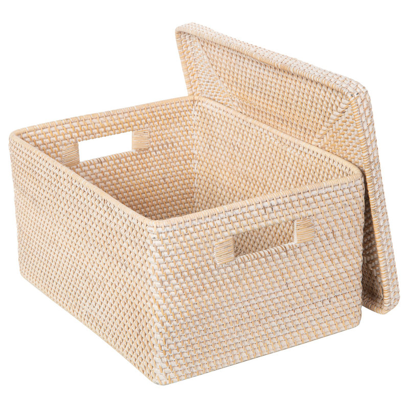 Panier en osier, Blanc
