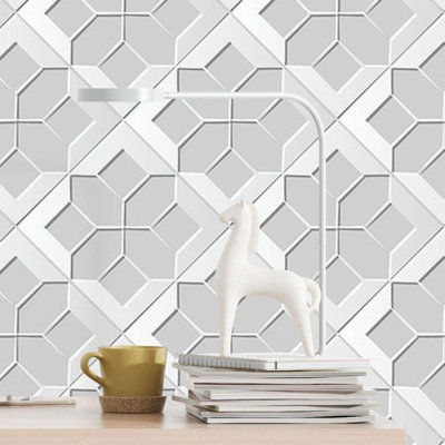 Rouleau de papier peint adhésif doux L 126 po x l 24 po
