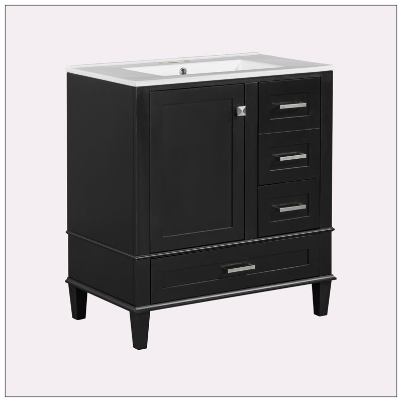 30" Bathroom Vanity with Sink Combo Set