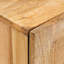 Solid Wood Rectangle Accent Cabinet