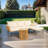 Ensemble modulaire d'extérieur en L avec coussins 78,74 po Anvik