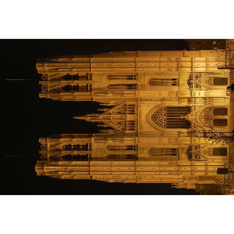 Cathédrale Saint-Michel, Bruxelles, Belgique, H 12 po x l 18 po