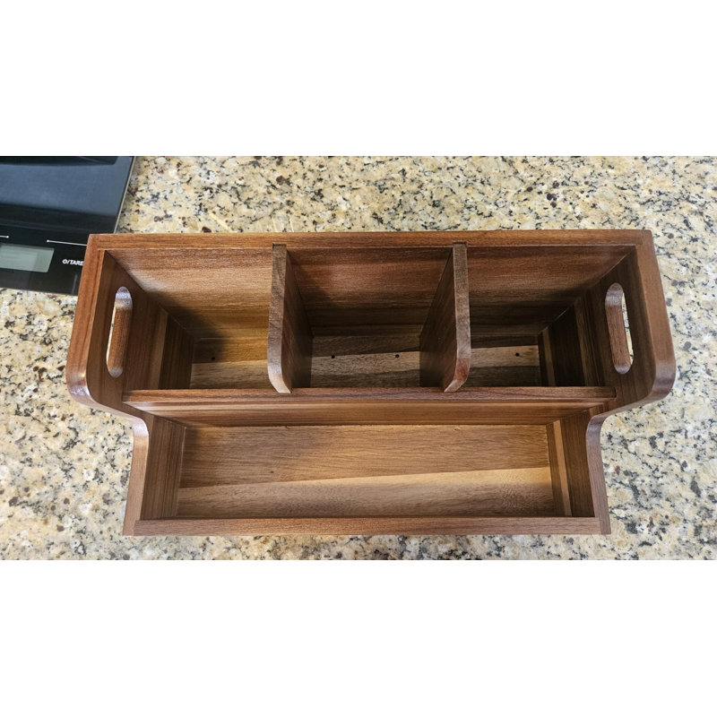 Solid Wood Flatware Caddy
