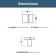 Asymmetric Notched 1 1/16" Length Square Knob Multipack