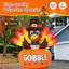4 FT Thanksgiving Inflatable Turkey with Built-in LED Lights