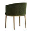 Fauteuil capitonné en métal H 19 po Margretha-505275987