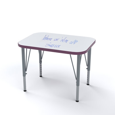 Manufactured Wood Adjustable Height Collaborative Desk