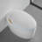 Unique Smart Toilet With Bidet Built In, Intelligent One Piece Toilet For Modern Bathroom, Auto Open/Close Seat, Foot Sensor, LED Display,Night Light, Warm Water & Dryer,White-123310571
