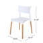 Chaise en plastique (ensemble de 2)