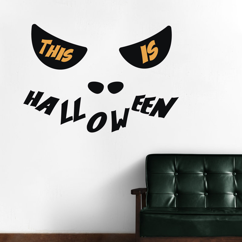 Adhésif décoratif Halloween, L 14 po x H 20 po